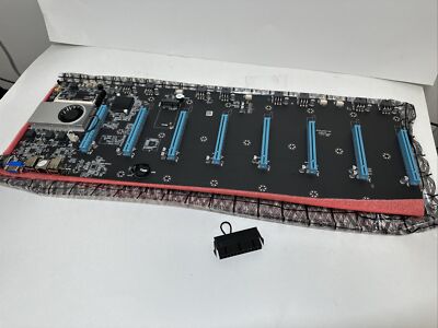 BTC-S37 Mining Motherboard CPU Set 8 Video Card Slot Support - NEW!