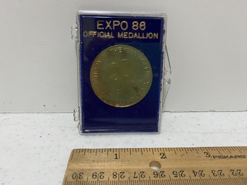 EXPO'86 バンクーバー 記念メダル 硬貨 万博 公式 メダリオン $_