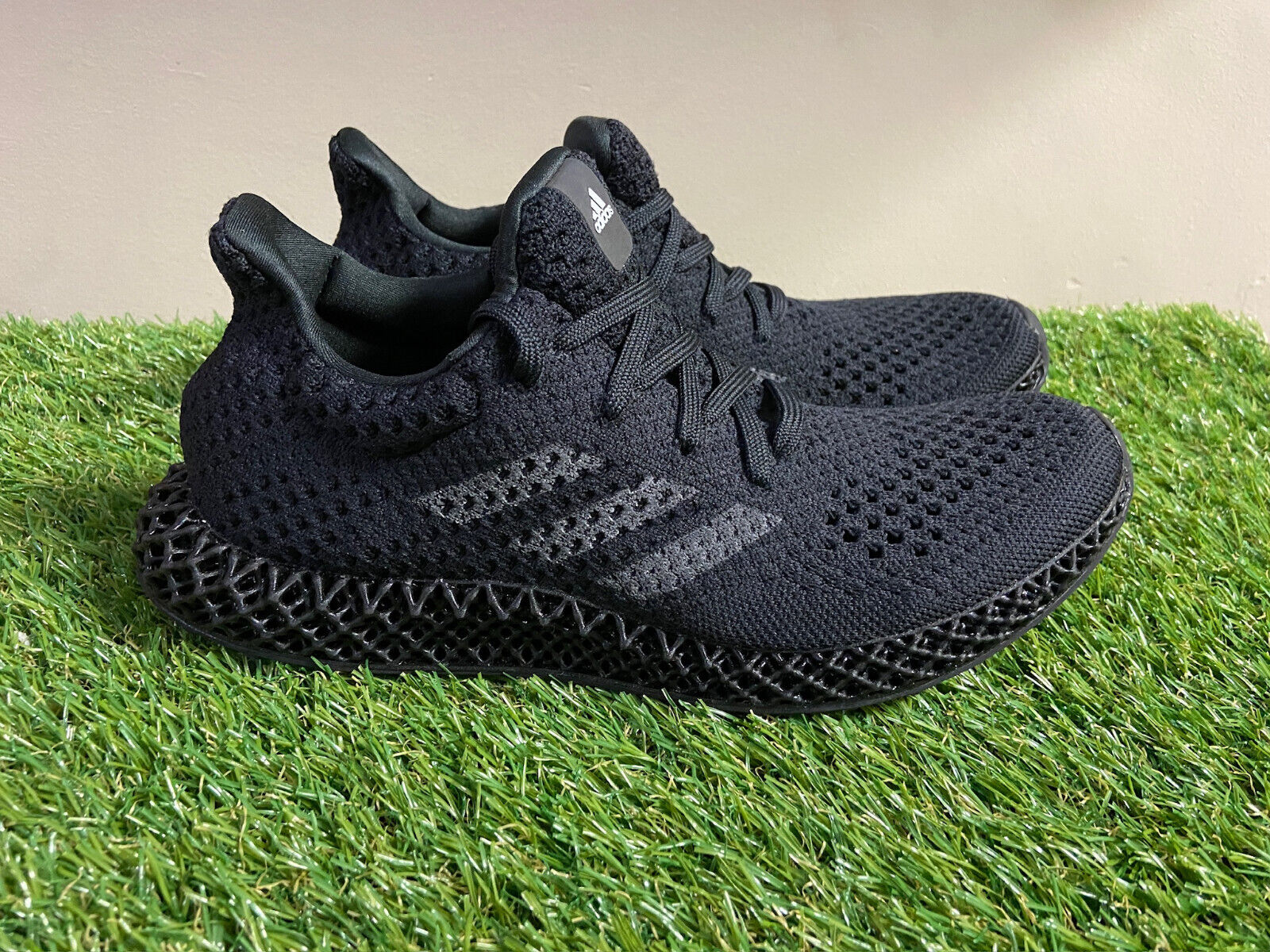 Adidas Futurecraft 4D Carbon Triple Black Running Shoes Adidas Futurecraft 4D Carbon Triple Black Running Shoes