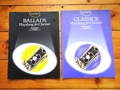 Guest Spot Ballads & Classics Playalong Books For Clarinet  Wise Music & CDs VGC