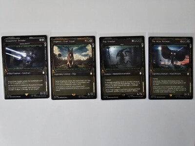 MTG Fallout Showcase 4 Card Lot Non-foil 