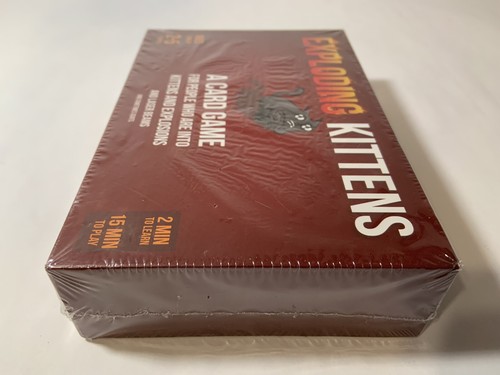 Exploding Kittens-A Card Game New Sealed Box Ages 7+