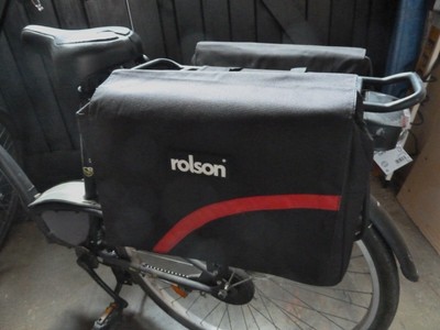 rolson double bike pannier bag