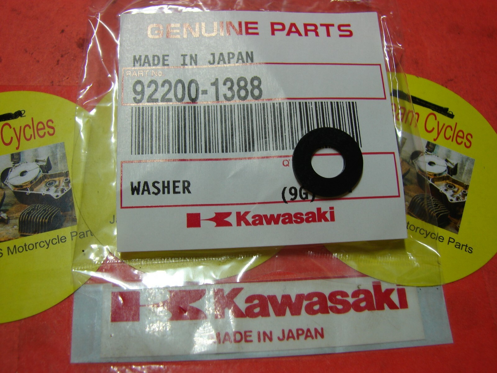 NOS OEM Kawasaki Washer 6.5X14X1 2000-2017 ZX1400/1000/600