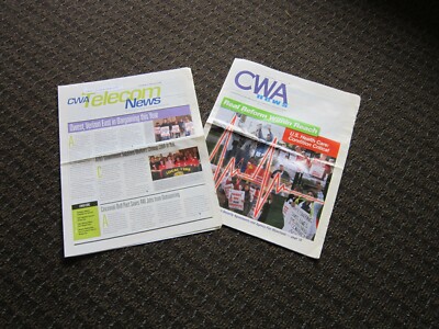 CWA Union Newsletter 2008 Telecom News Communications Works of America 