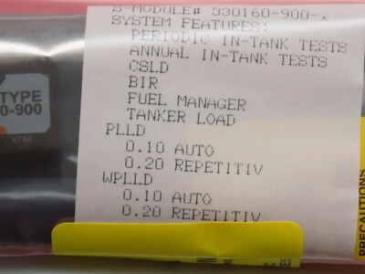 Veeder Root 330160-900, 330160-185 TLS-350 SEM, CSLD, BIR, PLLD, TL, FM 
