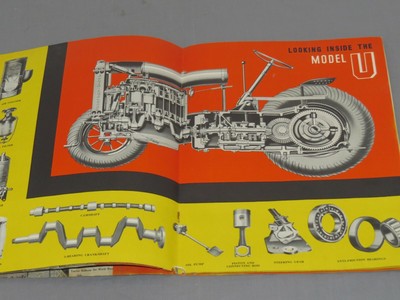 Vintage ALLIS CHALMERS model U Tractor Sales Brochure Catalog RARE 3 Plow