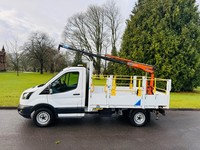 2018 (68) FORD TRANSIT 350 DROPSIDE CRANE HIAB TRUCK 1000KG EURO 6