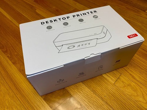 Portable Wireless Thermal Wi-Fi/Bluetooth Printer, Letter/A4/A4/A5/B5, PINK