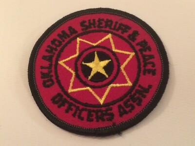 Vintage Oklahoma Sheriff and Peace Officers Association Patch