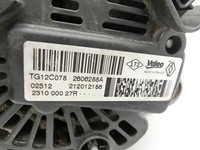 Renault Megane III 08-12 dCi 1,5 81KW Lichtmaschine Generator 125A Renault Megane III 08-12 02.08.2012 231000027R... Vorschau 5
