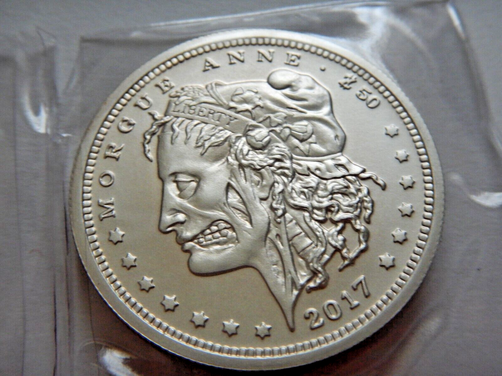2017 Zombucks 1 oz Silver Morgue Anne COPPER ERROR Z50 $50 2017 Zombucks 1 oz Silver Morgue Anne COPPER ERROR Z50 $50