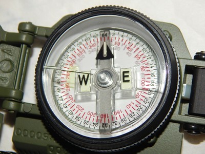 military magnetic compass