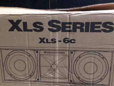 New COND Cerwin-Vega Speakers Qty 2 XLS 215 Tower 500w , XLS-6C, Qty 2 SL-8 GUAR