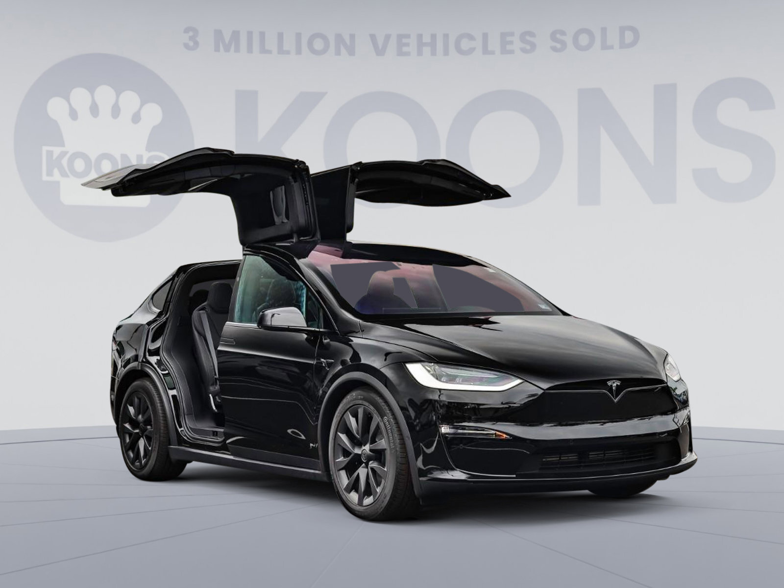 2022 Tesla Model Xplaid1749 Milessolid Black Used Tesla Model X for