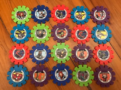 WOOLWORTHS...MARVEL SUPER HEROES DISCS...COMPLETE YOUR SET...WOOLIES...