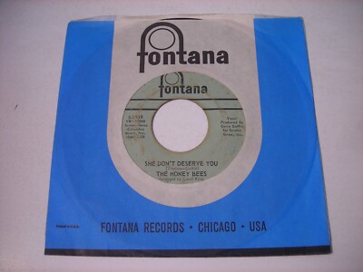 w SLEEVE The Honey Bees She Don't Deserve You / One Wonderful Night 1964 45rpm