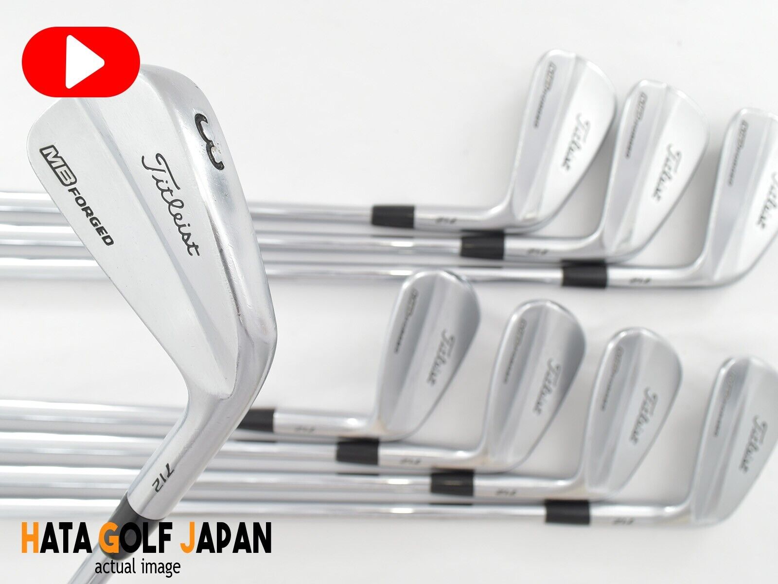8Pcs Titleist 712 MB Forged Iron Set 3-4-5-6-7-8-9-P PW RH 8Pcs Titleist 712 MB Forged Iron Set 3-4-5-6-7-8-9-P PW RH
