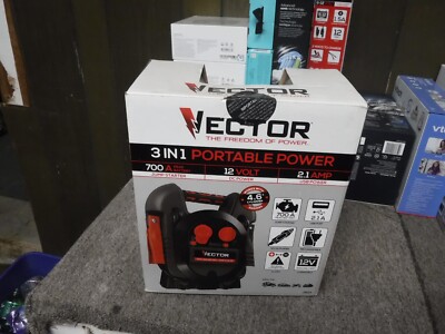 *NEW* Vector 700 Peak Amp Jump Starter Portable Power box, J312V