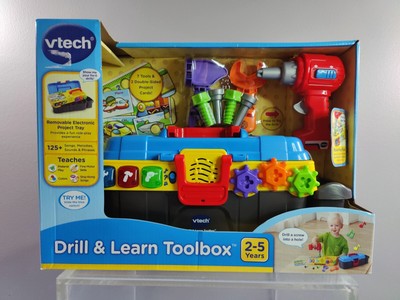 NEW SEALED VTECH DRILL & LEARN TOOLBOX WITH DRILL AND TOOLS LIGHTS & SOUNDS