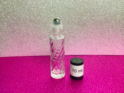 Perfume Oils, Swirl 10 ml Bottles, Metal Roller