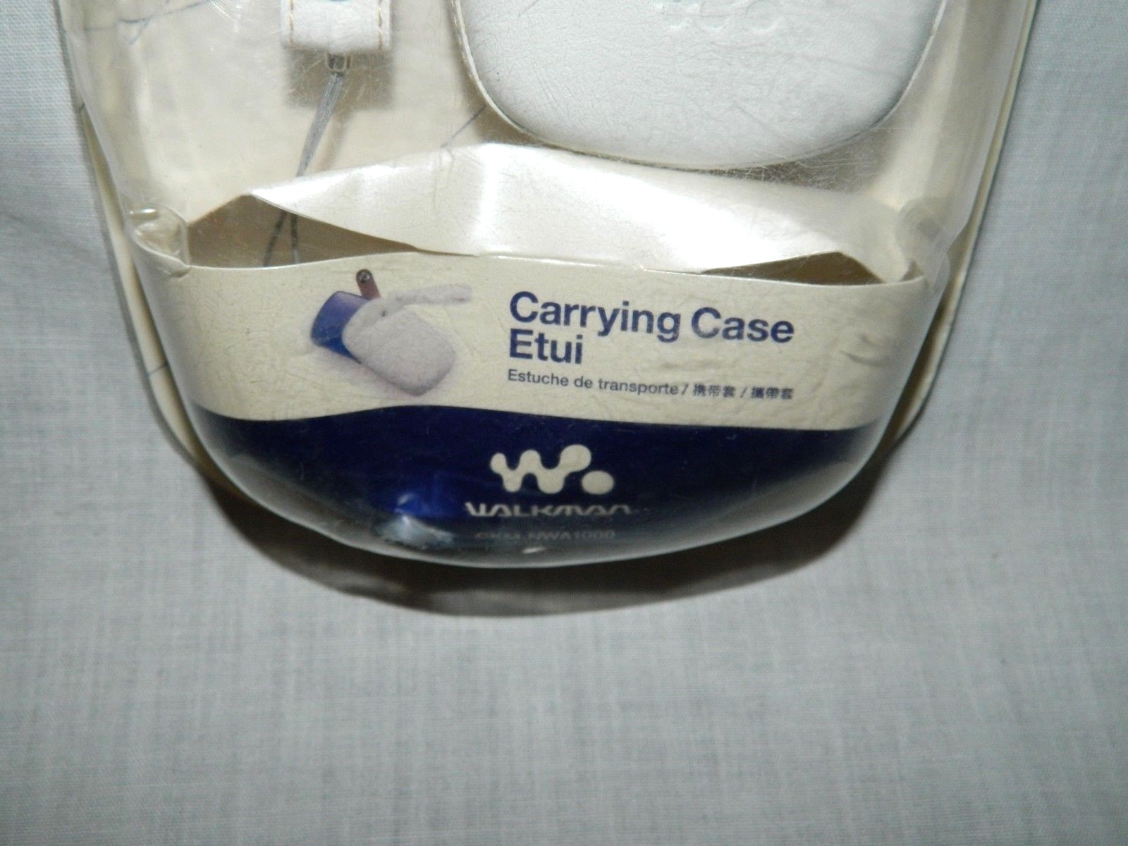 Sony Walkman NW-A1000 Carrying Case White Leather CMK-NWA1000 New Sealed