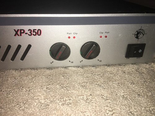 GemSound XP 350 Stereo Power Amplifier Rack Mountable. Tested. Works Great