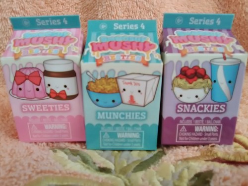 Lot of 3 Smooshy Mushy Besties Series 4 Surprise Blind Bag Box Squishy Squishies