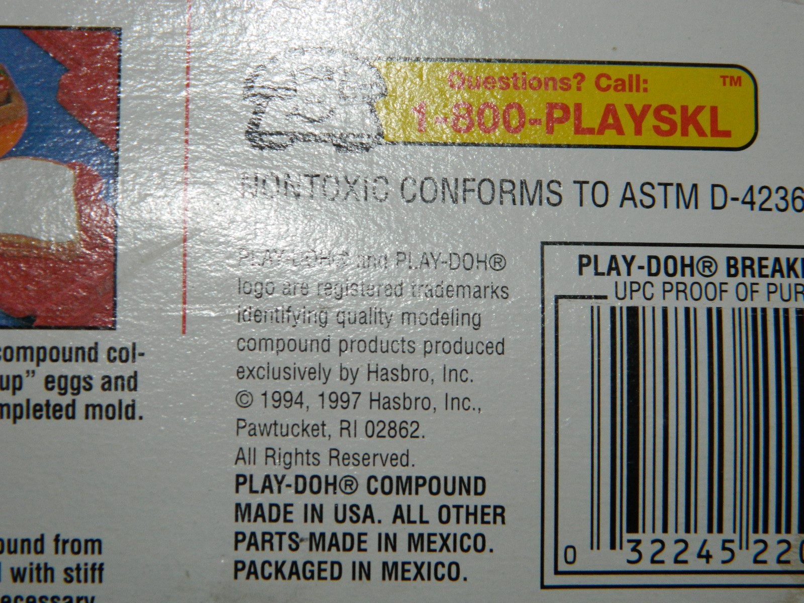 Vintage 1997 Play-Doh Fast Foods Breakfast Buffet 22033/22005 Rare