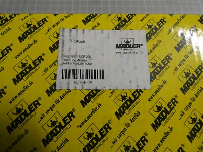 Mädler Kugelstehlager UCP 208; Bohrung 40mm; 62514000