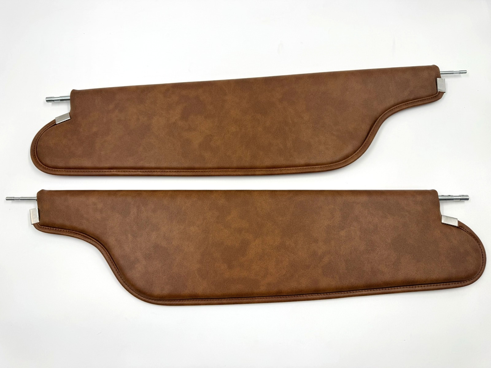 Saddle Brown TAN Sunvisor Set for Cadillac Eldorado 1967-1970 2 Doors Hardtop