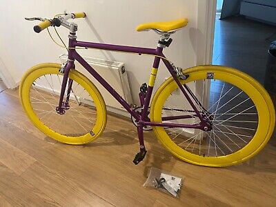 No Logo Bike 54cm Purple/ Yellow Used Once!