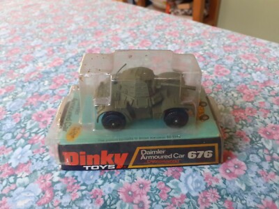 *MINT*  DINKY ' Daimler Armoured Car' No676 Speedwheels - Mint in Box 1973