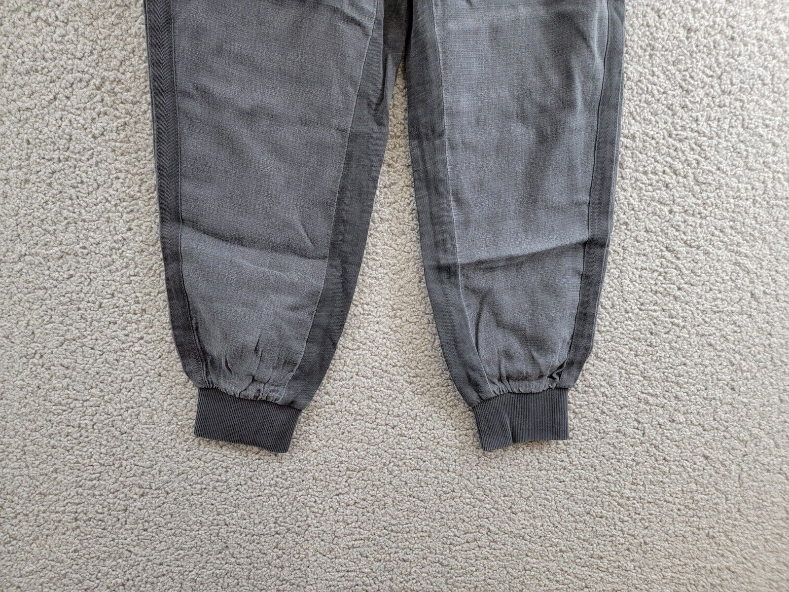 Splendid Lakeside Linen Blend Drawstring Jogger Pants Womens XS Lead Side Pocket - Picture 4 of 16