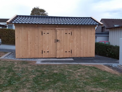 Holzhaus Gerätehaus Holzschuppen 500 x 300 Gartenhaus 5m x 3m neu Holz