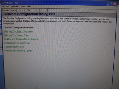 DISTINCT VT220 TCP/IP VERSION 3.40 #TCP-106