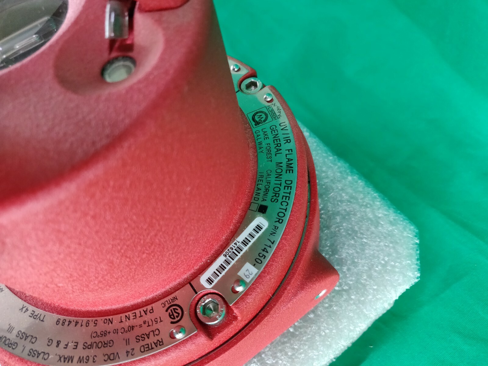 NEW General Monitors FL3100H HART UV/IR Flame Detector 71450-29