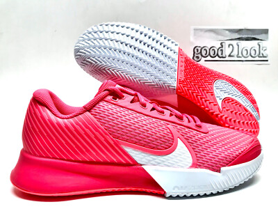 NIKE ZOOM VAPOR PRO 2 CLY TENNIS PINK/PUNCH WOMEN 10 (MEN SIZE 8.5) [DV2024-602]