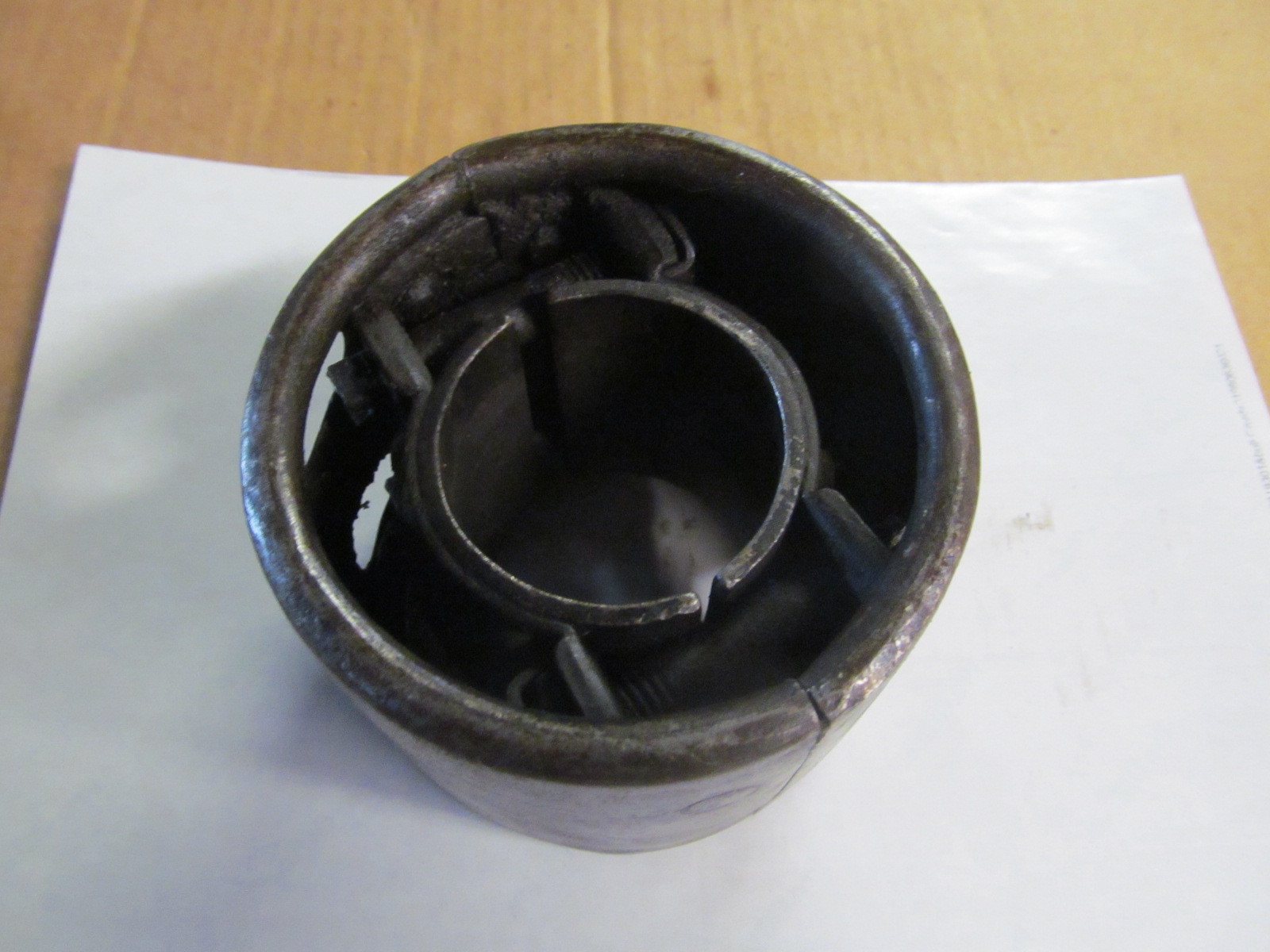 VINTAGE FLAT BELT PULLEY, 4