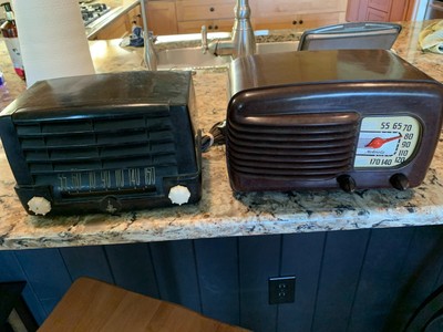 choice of Emerson 547 or Motorola 50-X tube radios for repair