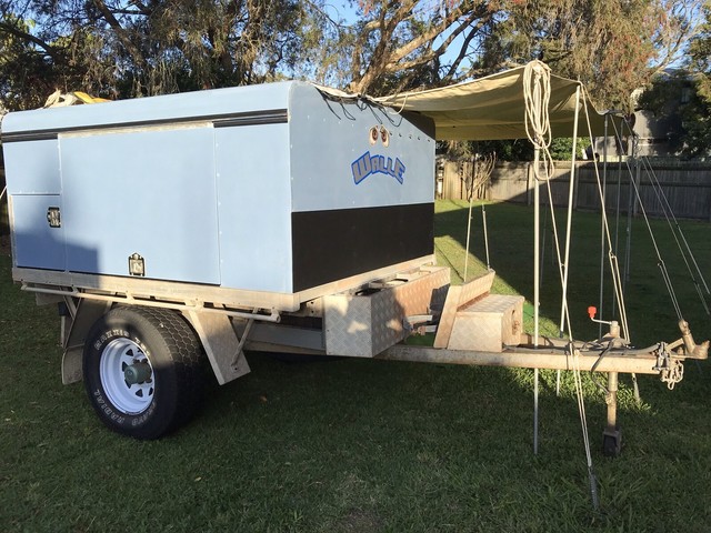 Versatile unique custom build duty trailer - camping and 