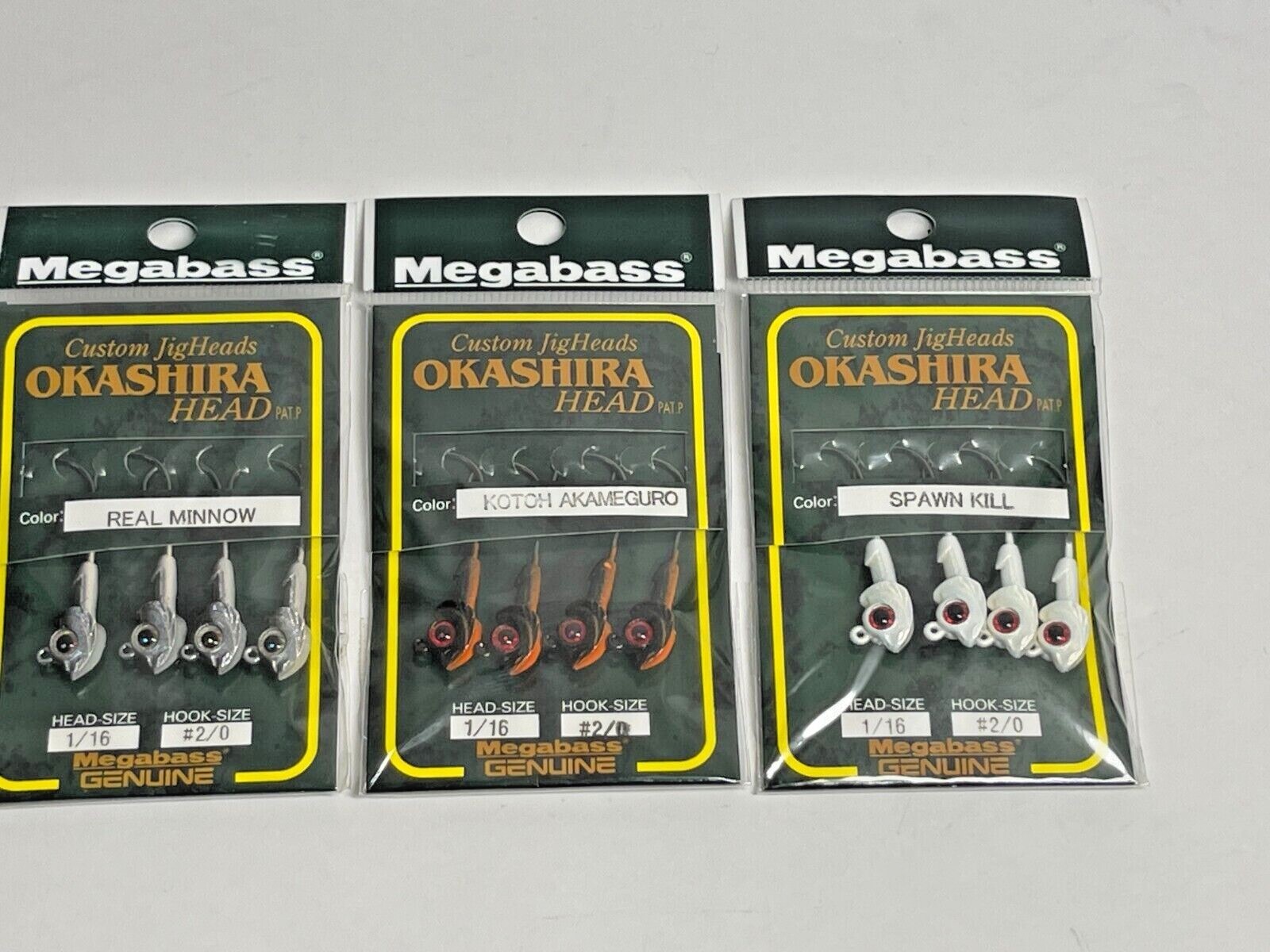 新品　未使用　メガバス　オカシラヘッド　40本 新品未使用メガバスオカシラヘッド40本