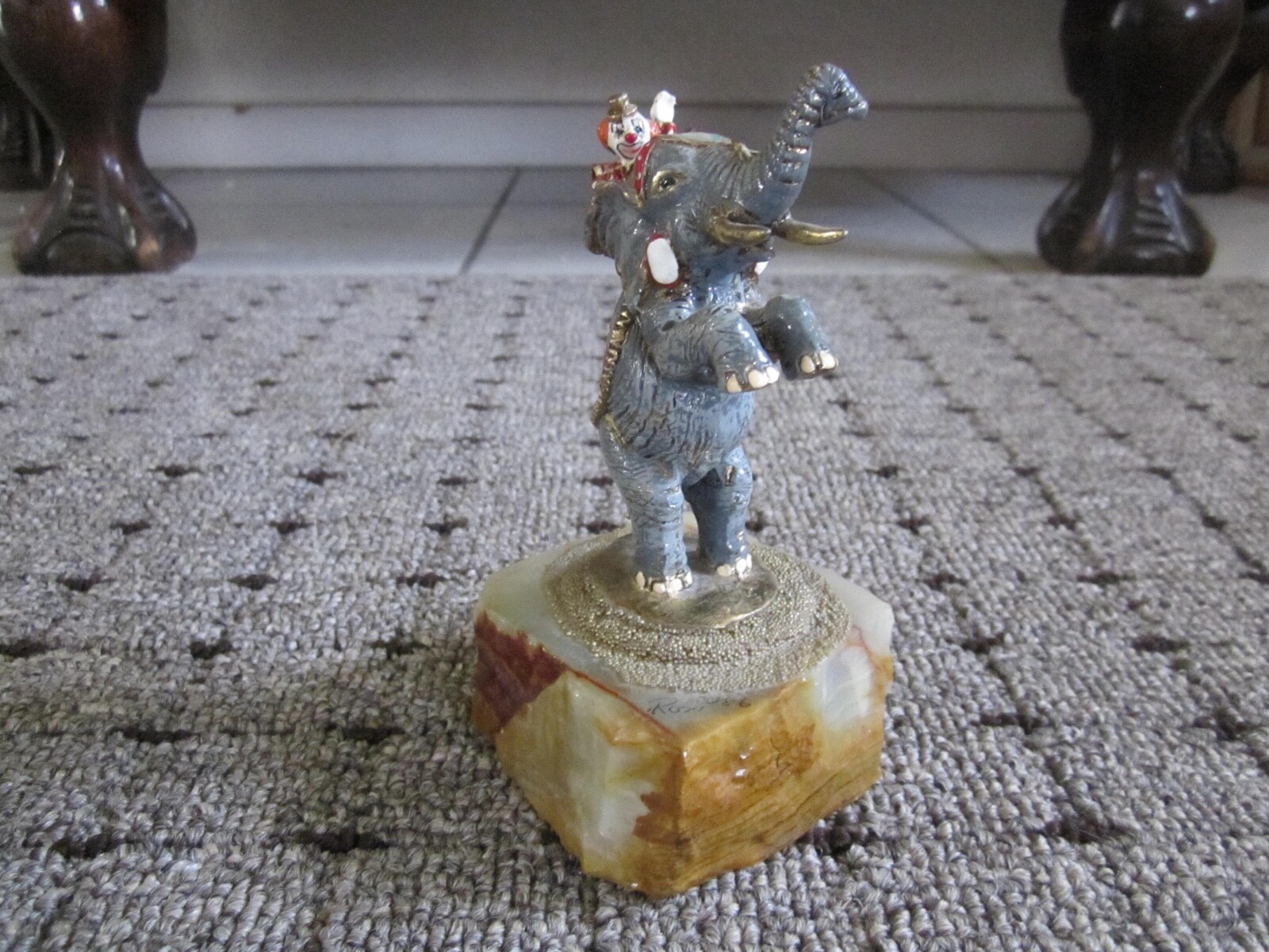 Vintage Ron Lee Clown on Elephant