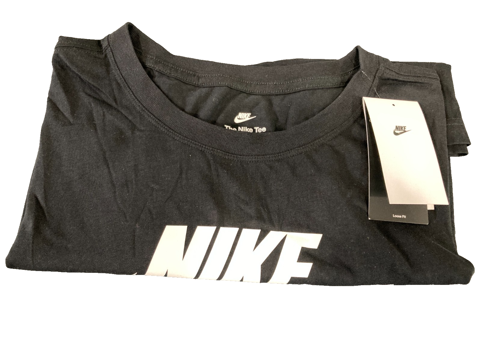 Nike SportsWear Women's Cropped T-Shirt SIze XL Black BV6175-010 New With  Tag | eBay