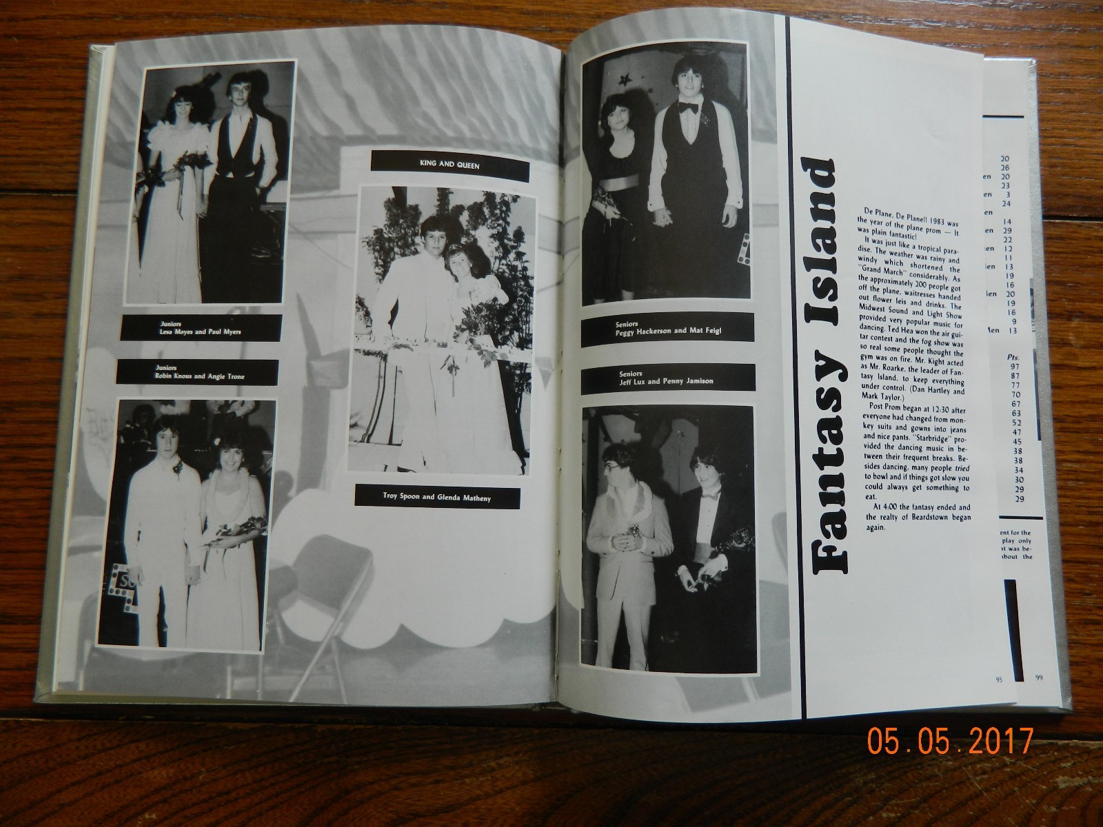 1983 BEARDSTOWN,IL HIGH SCHOOL YEARBOOK TIGER