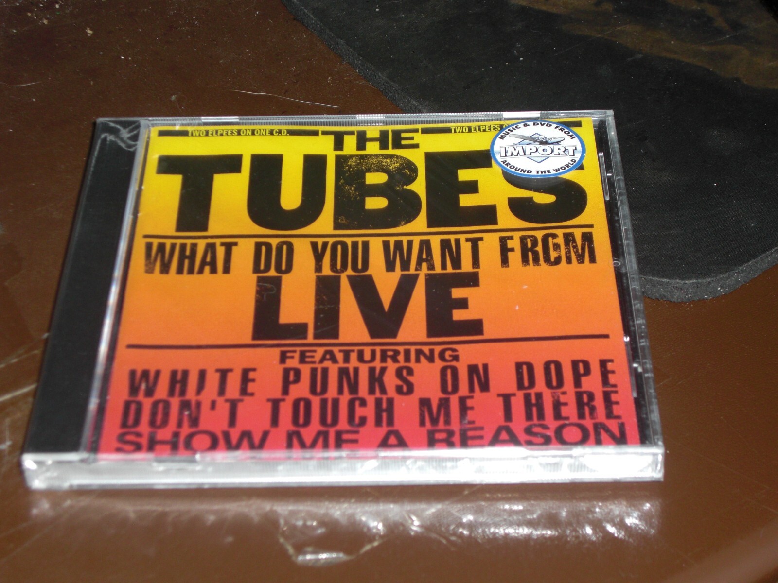 THE TUBES - WHAT DO YOU WANT FROM LIVE CD In Brand New
