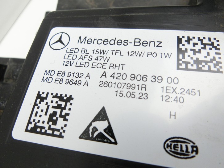 Mercedes-Benz Citan Tourer W420 Scheinwerfer LED Frontscheinwerfer Rechts orig. Mercedes-Benz Citan Tourer W420... Vorschau 4