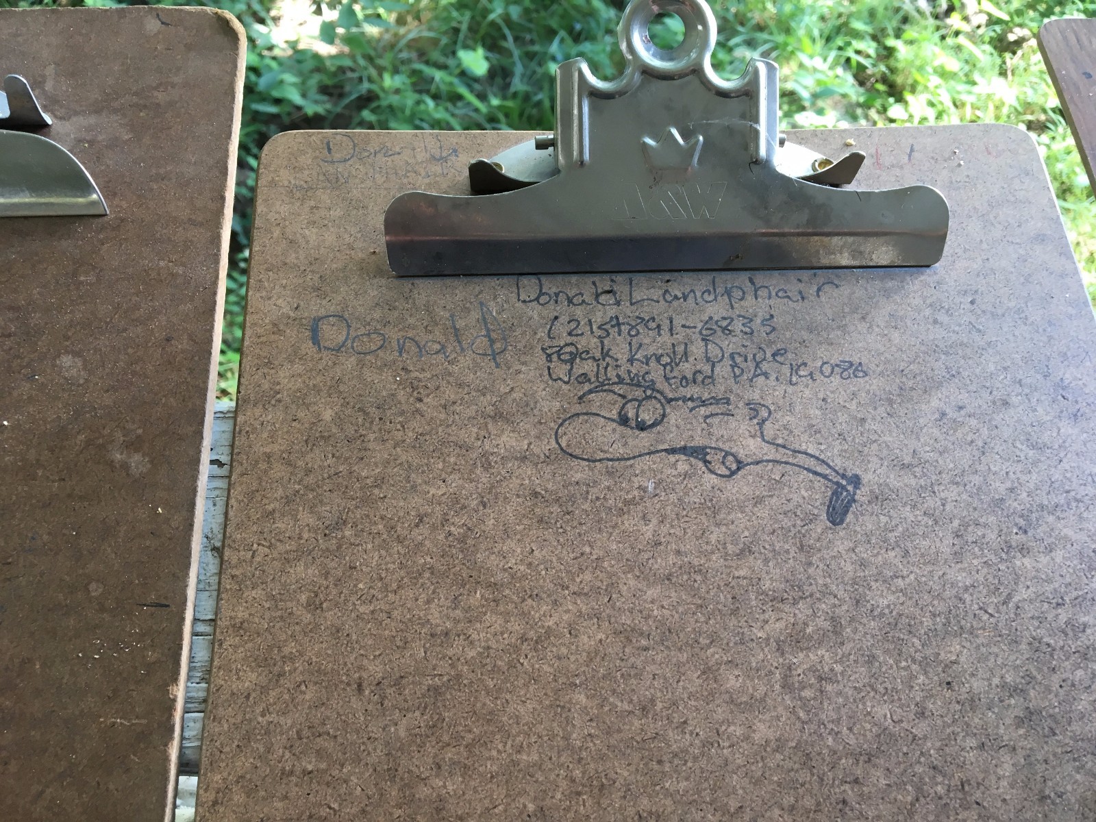 Lot of 3 Vintage Clipboards....15.5  A&W and more