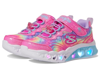 

SKECHERS KIDS Flutter Heart Lights — Groovy Swirl 303253L (Little Kid/Big Kid)
