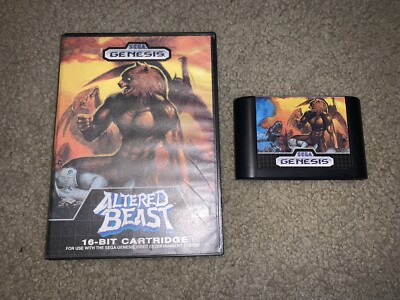 Altered Beast Sega Genesis 1989 Cartridge And Case Tested Works Nice!